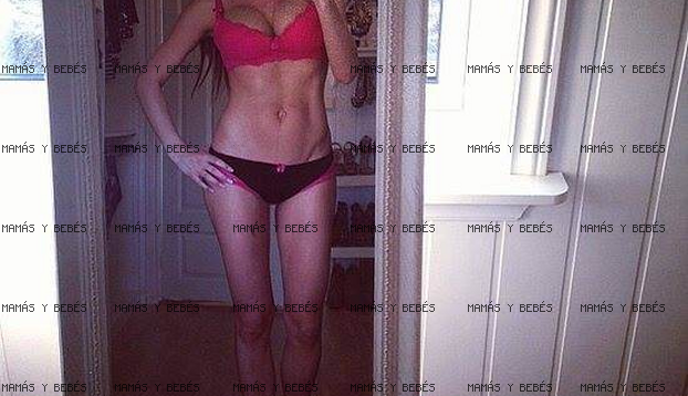 madre muy delgada luego del parto